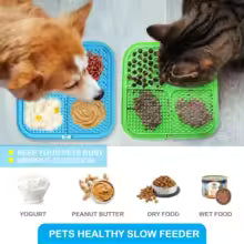 Tappetino Lick Mat Antistress per Cani e Gatti- Slow Feeder
