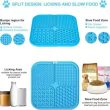 Tappetino Lick Mat Antistress per Cani e Gatti- Slow Feeder